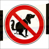 Tabla Prepovedano puščanje pasjih iztrebkov