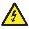 opozorilni znak pozor elektrika