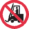 prepovedan dostop za industrijska vozila